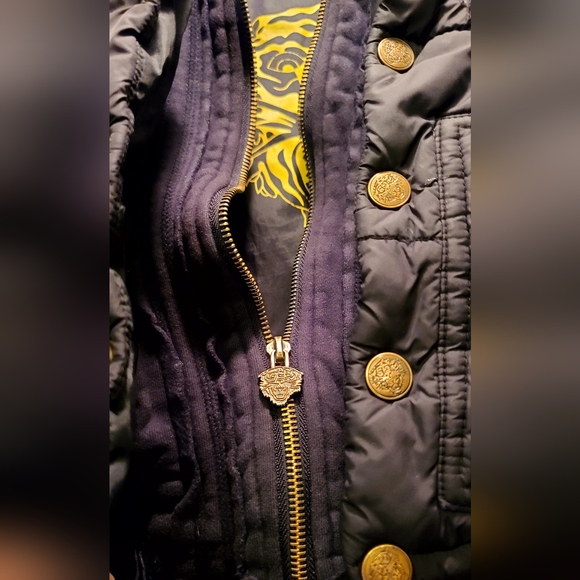 Ed Hardy KILLER black tattoo hoodie/jacket covered in embroidery juvenile szM - Picture 12 of 15